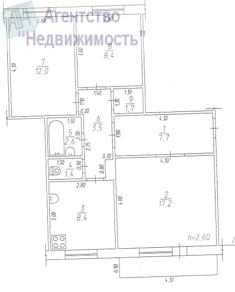 Трехкомнатная квартира по пр.Текстильщиков, 9/2 г. Ленинск-Кузнецкий Трехкомнатная квартира по пр.Текстильщиков, 9/2 г. Ленинск-Кузнецкий